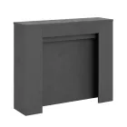 Udtrækkelig konsol til 211 cm i Made in Italy melaminpaneler - Principessa Viadurini