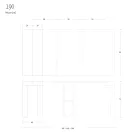 Udtrækkelig konsol til 290 cm i melamintræ fremstillet i Italien - Paride Viadurini