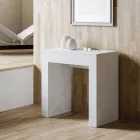 Udvidbar konsol til 299 cm med indvendige forlængelser lavet i Italien - Timeglas Viadurini