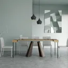 Udtrækkelig konsol til 300 cm med Bear Finish Ben Made in Italy - Destino Viadurini