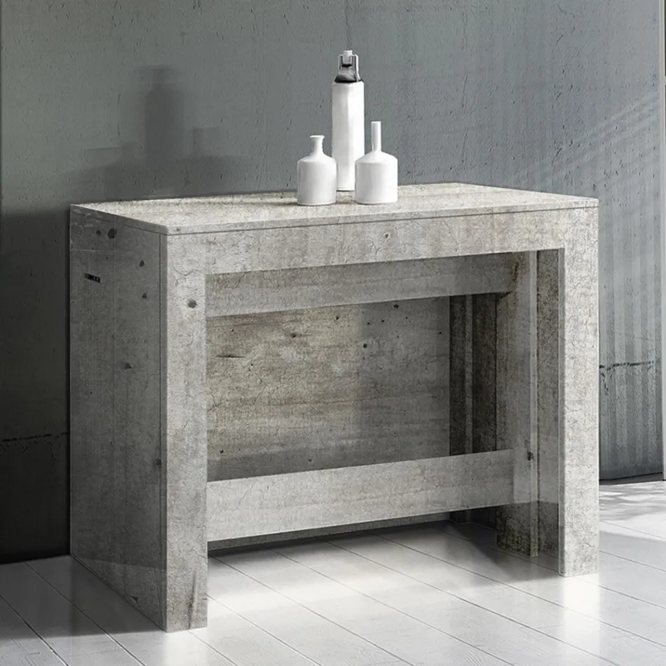 Konsol kan forlænges til 300 cm fra entré eller stue i træ - Katharina Viadurini