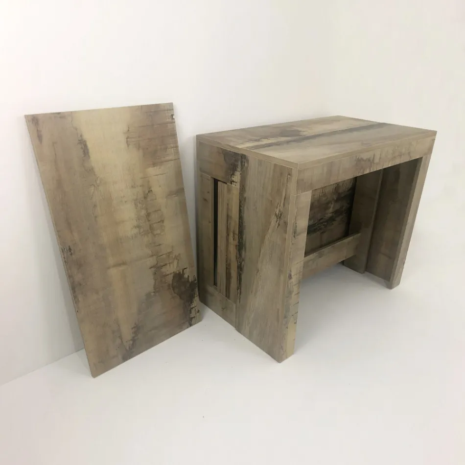 Konsol kan forlænges til 300 cm fra entré eller stue i træ - Katharina Viadurini