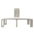 Konsol kan forlænges til 300 cm fra entré eller stue i træ - Katharina Viadurini