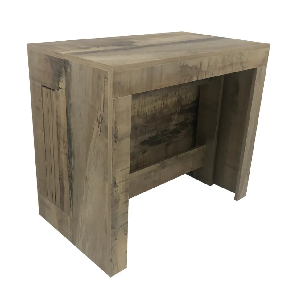 Konsol kan forlænges til 300 cm fra entré eller stue i træ - Katharina Viadurini