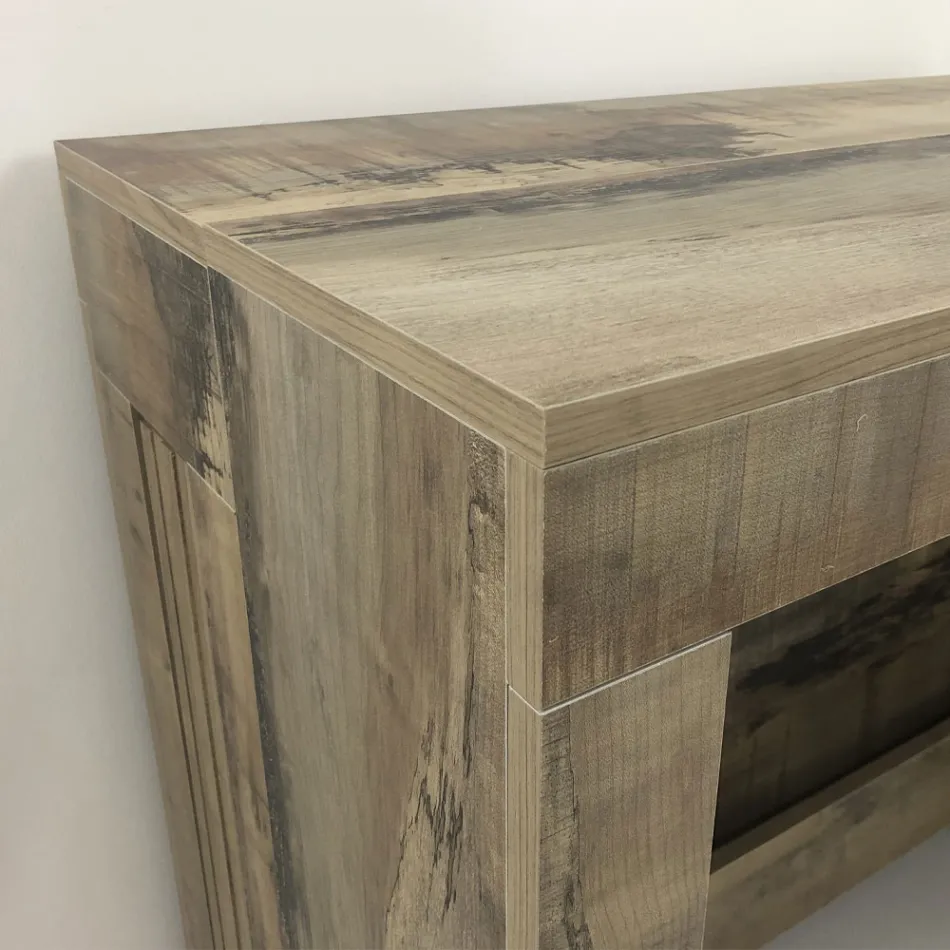 Konsol kan forlænges til 300 cm fra entré eller stue i træ - Katharina Viadurini