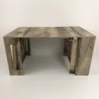 Konsol kan forlænges til 300 cm fra entré eller stue i træ - Katharina Viadurini