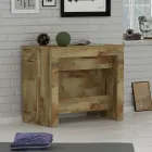 Konsol kan forlænges til 300 cm fra entré eller stue i træ - Katharina Viadurini