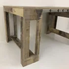 Konsol kan forlænges til 300 cm fra entré eller stue i træ - Katharina Viadurini