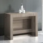 Konsol kan forlænges til 300 cm fra entré eller stue i træ - Katharina Viadurini