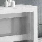 Konsol kan forlænges til 300 cm fra entré eller stue i træ - Katharina Viadurini