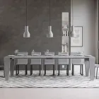 Udtrækkelig konsol til 300 cm i træ Made in Italy - Throne Viadurini