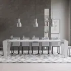 Udtrækkelig konsol til 300 cm i træ Made in Italy - Throne Viadurini