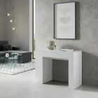 Udtrækkelig konsol til 307 cm i Made in Italy træmikropartikler - Corona Viadurini