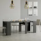 Udvidbar konsol til 308 cm med central støtte Made in Italy - Oracle Viadurini