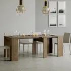 Udvidbar konsol til 308 cm med central støtte Made in Italy - Oracle Viadurini