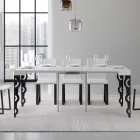 Udtrækkelig konsol med moderne jernben lavet i Italien - Palazzo Viadurini