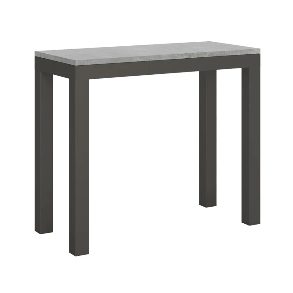 Udtrækkelig konsol af moderne design i træ og jern Fremstillet i Italien - aldrig Viadurini