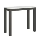 Udtrækkelig konsol af moderne design i træ og jern Fremstillet i Italien - aldrig Viadurini