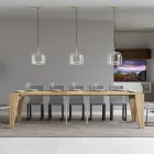 Udtrækkelig konsol fås i 2 forskellige størrelser lavet i Italien - Grifone Viadurini