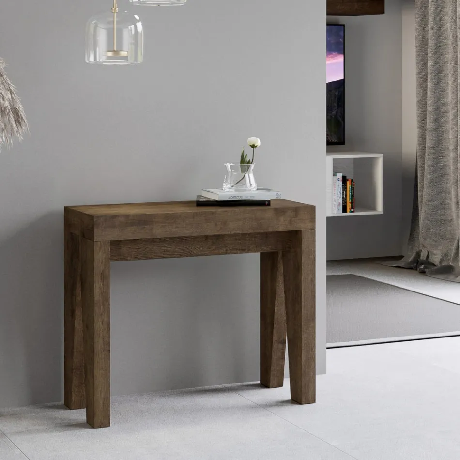 Udtrækkelig konsol fås i 2 forskellige størrelser lavet i Italien - Grifone Viadurini