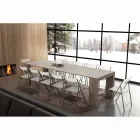 Udvidelig konsol op til 295 cm i Uri foldemelamin Viadurini