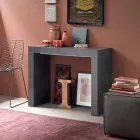 Forlængelig konsol op til 290 cm med træplade fremstillet i Italien - Seregno Viadurini