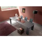 Forlængelig konsol op til 290 cm med træplade fremstillet i Italien - Seregno Viadurini