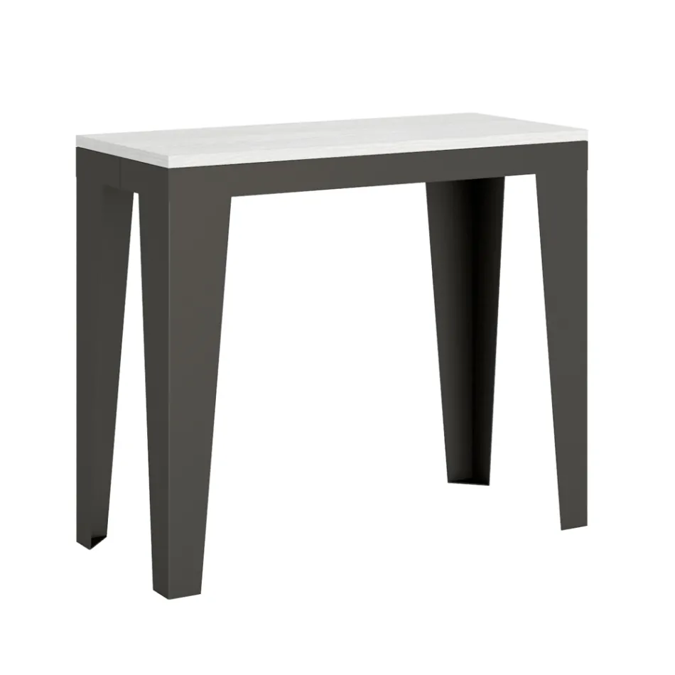 Udtrækkelig konsol op til 300 cm i Made in Italy træmikropartikler – Flamber Viadurini