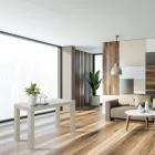 Udtrækkelig konsol i asketræ med udvidelser lavet i Italien - Gandalf Viadurini