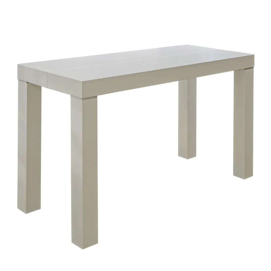 Udtrækkelig konsol i asketræ med udvidelser lavet i Italien - Gandalf Viadurini