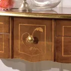 Klassisk trækonsol 3 eller 5 luksusskuffer lavet i Italien - London Viadurini