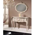 Klassisk trækonsol 3 eller 5 luksusskuffer lavet i Italien - London Viadurini