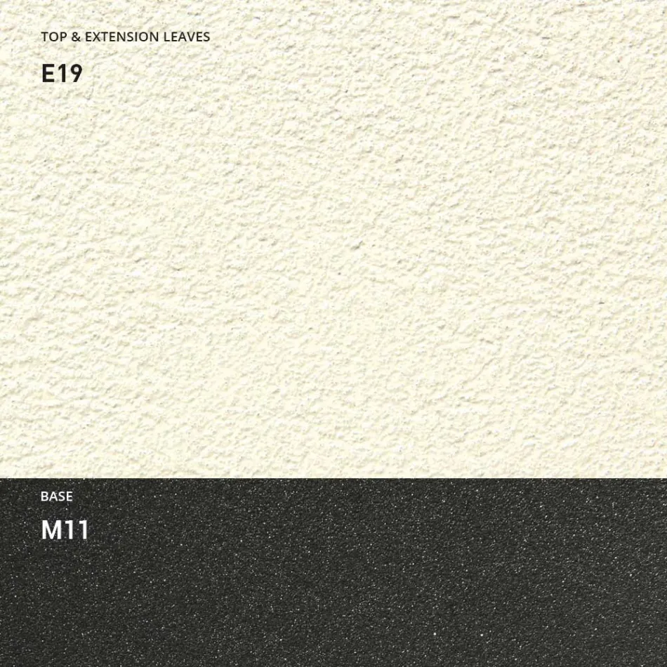 Konsol med mørteleffekttop og metalbase lavet i Italien - Timedio Viadurini