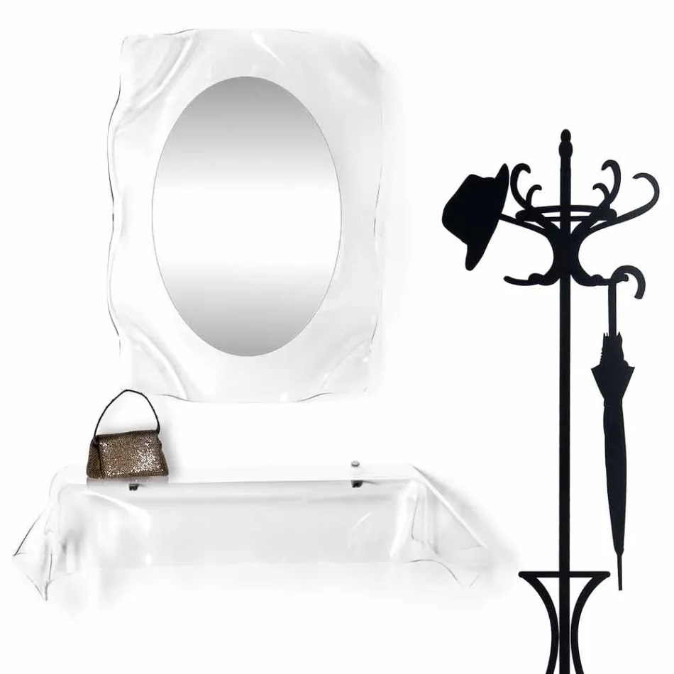 Konsol moderne design plexiglas draperet Ønske Viadurini