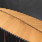 Konsol design og kunsthåndværk egefiner valnød Fenice Viadurini