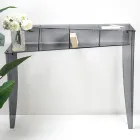 Fast konsol med 4 objektopbevaringsrum i PMMA Made in Italy - Aladdin Viadurini