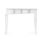 Fast konsol med 4 objektopbevaringsrum i PMMA Made in Italy - Aladdin Viadurini