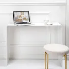 Fast konsol i hvid eller røget plexiglas lavet i Italien - Genio Viadurini