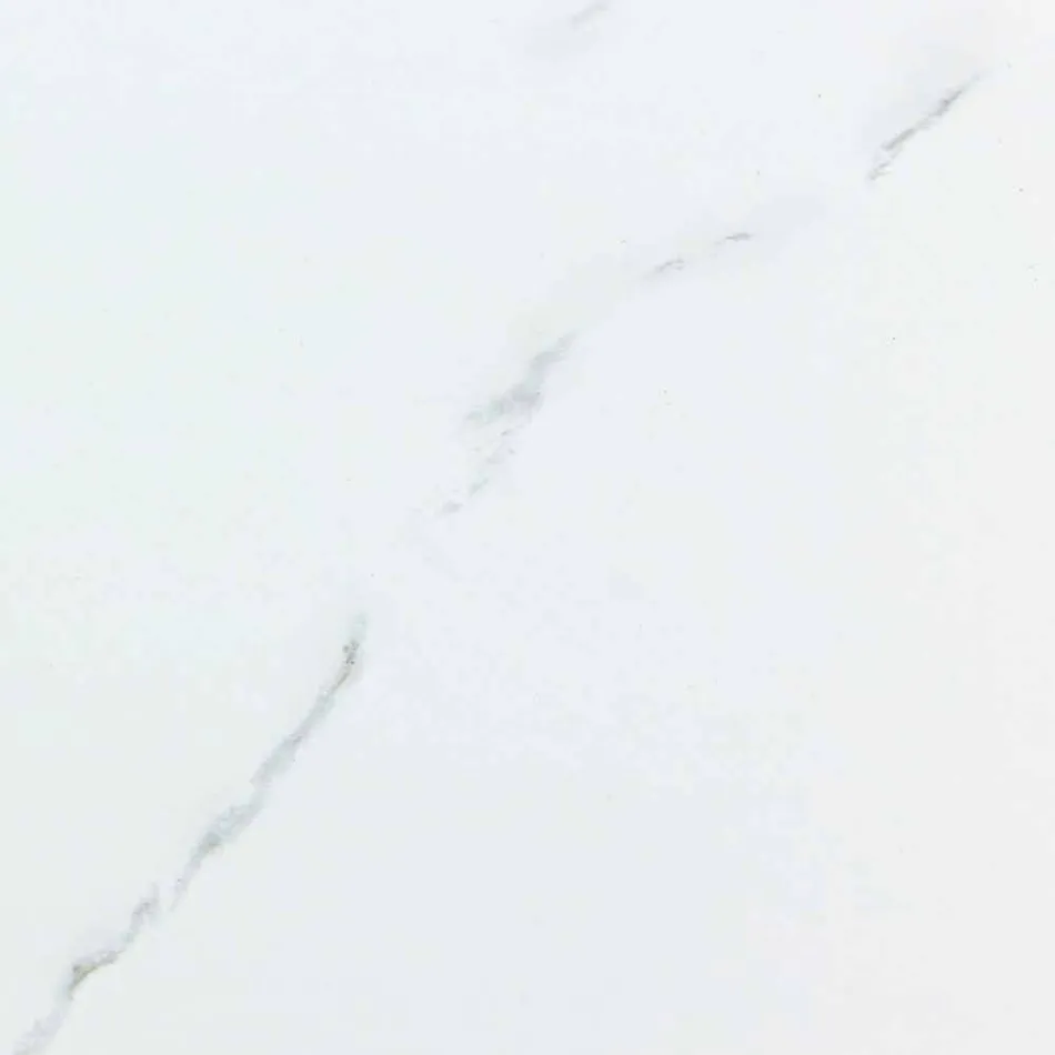 Stålkonsol med keramisk og glas top moderne design - Cubebe Viadurini