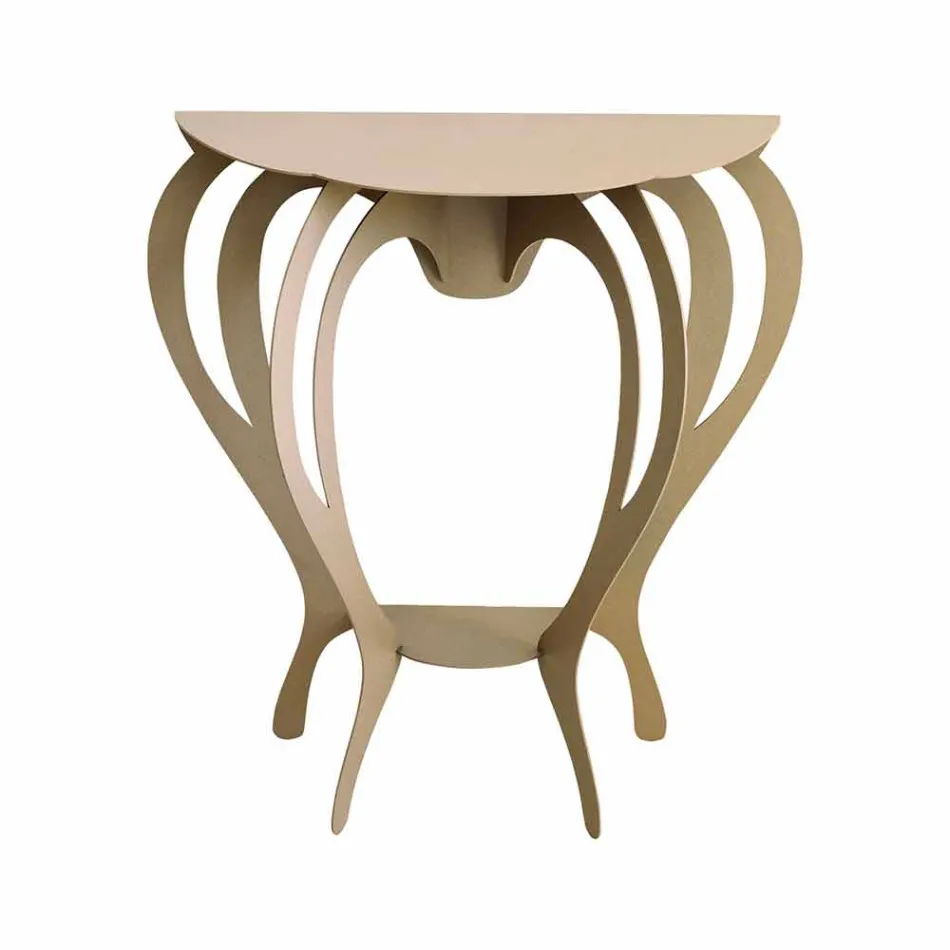 Konsol i farvet jern af moderne design fremstillet i Italien - Barbata Viadurini