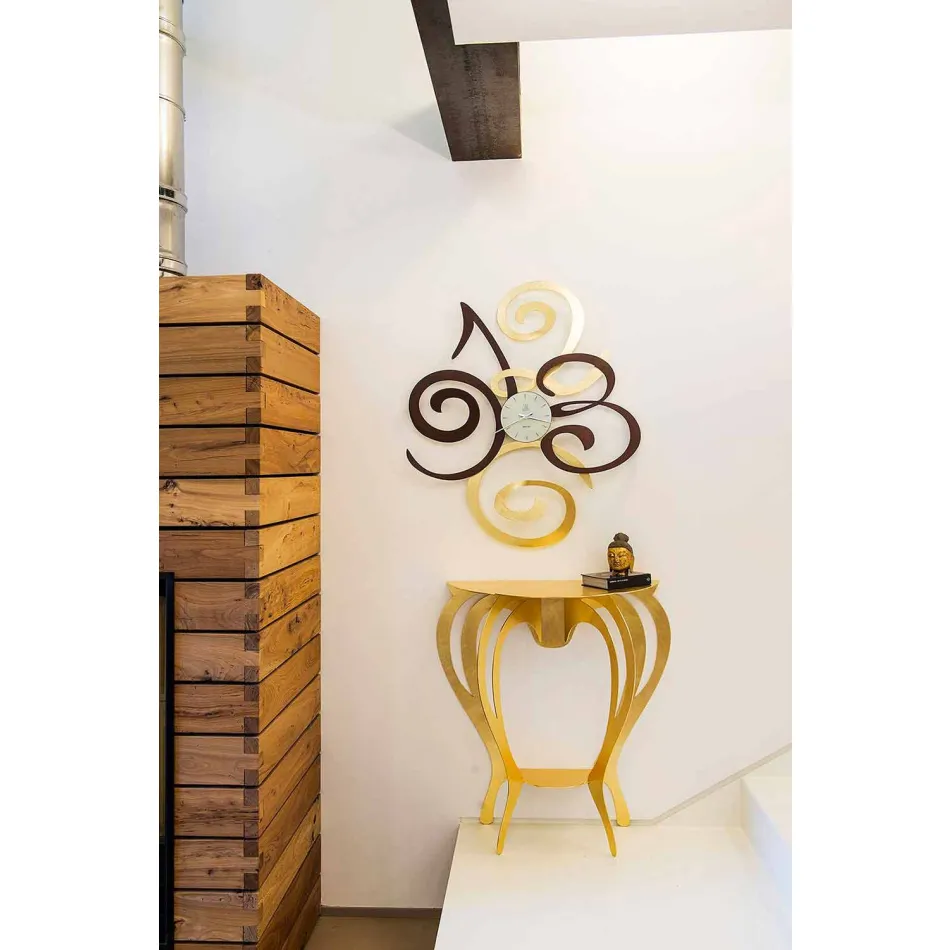 Konsol i farvet jern af moderne design fremstillet i Italien - Barbata Viadurini