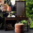 Grilli Zarafa moderne ebony træ konsol lavet i Italien Viadurini