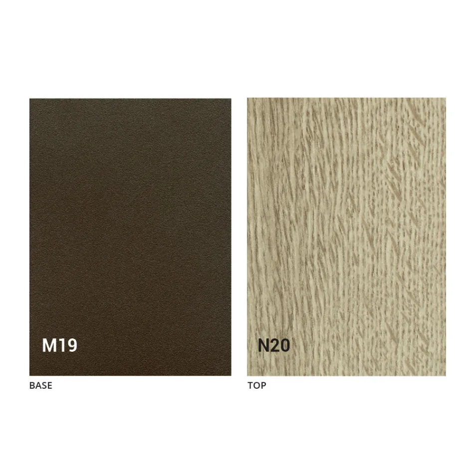 Bordkonsol i træ og metal kan udvides op til 295 cm Fremstillet i Italien - Timedio Viadurini