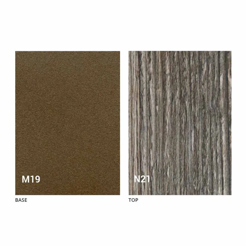 Konsol i træ og metal kan udvides op til 295 cm Fremstillet i Italien - Timedio Viadurini