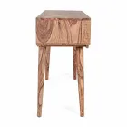 Sheesham-trækonsol med to skuffer Luksus design homemotion - Fregene Viadurini