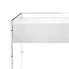 Konsolbord i tre finish lavet af plexiglas fremstillet i Italien - Fedra Viadurini
