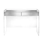 Konsolbord i tre finish lavet af plexiglas fremstillet i Italien - Fedra Viadurini