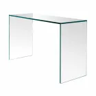 Konsol i ekstra klart glas Elegant minimalt design 2 dimensioner - Selex Viadurini