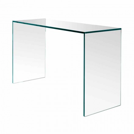 Konsol i ekstra klart glas Elegant minimalt design 2 dimensioner - Selex Viadurini