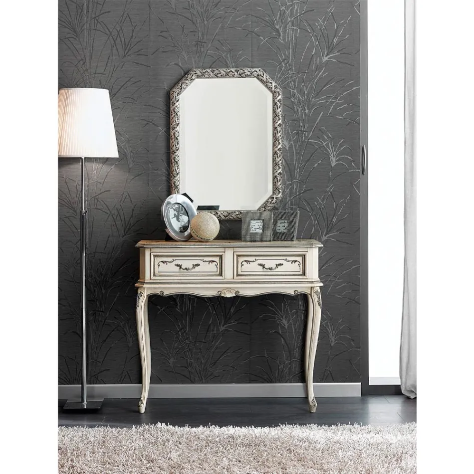 Klassisk indgangskonsol i træ med skuffer lavet i Italien - Richard Viadurini